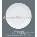 magnesia porcelain 7" 8" 9" circinal engrave flat plate